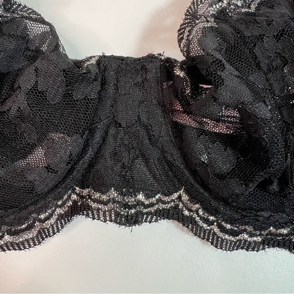 NWT Victoria’s Secret Dream Angel Wicked Push-Up without Padding Black Size 32D - Picture 7 of 14